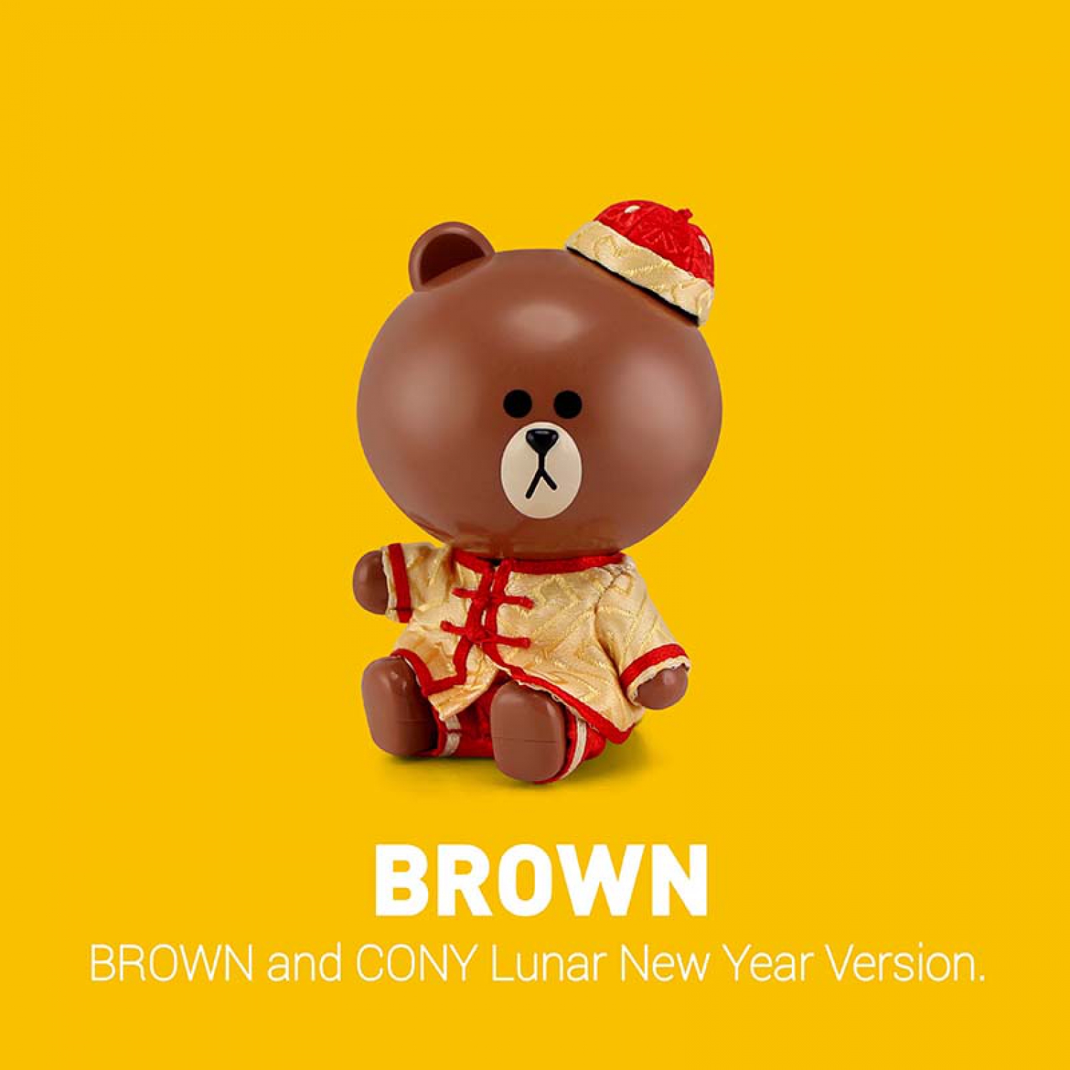 [P-Style] LINE FRIENDS - BROWN Lunar New Year Version